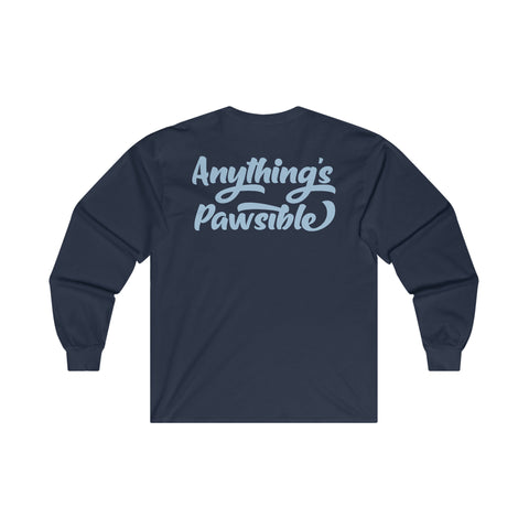 Anything's Pawsible LS Tee