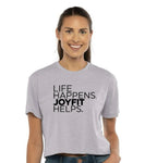 JoyFit Grey Crop T-shirt