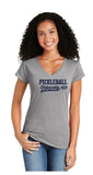 PickleballU Collegiate Short Sleeve Cotton Women’s Shirt