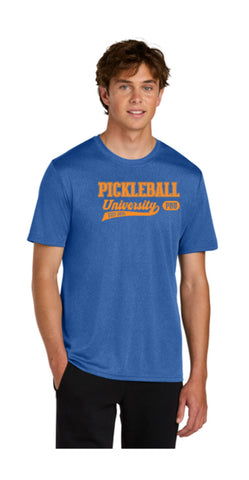 PickleballU Collegiate Short Sleeve Performance Men’s Shirt