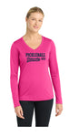 Pickleball U Pink Long Sleeve PBU shirt