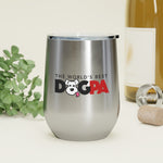 The World's Best Dog Pa - Wine Tumbler