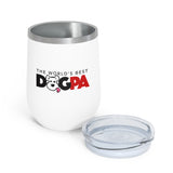 The World's Best Dog Pa - Wine Tumbler