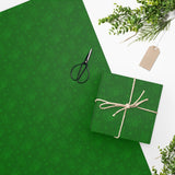 Green Holiday Wrapping Paper